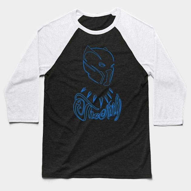 Black Panther - The King Baseball T-Shirt by SanTees